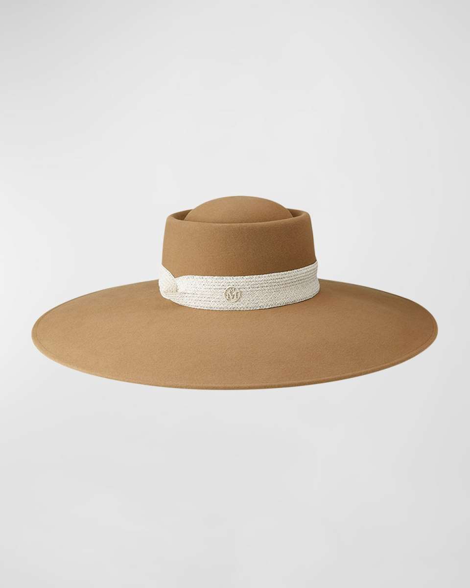 Kat Large-Brim Wool Felt Hat